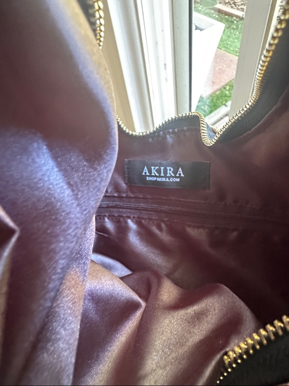 AKIRA Leopard-Print Hobo Bag - Brown, Black & Cream - Picture 5 of 9